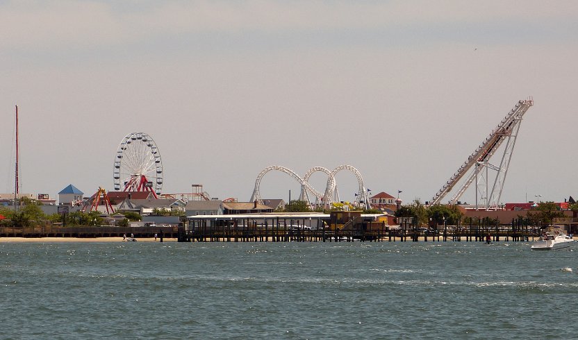 Passing the Ocean City Boardwalk